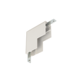 Surface Mount Deep L Profile Connector Wall (Vertical) White