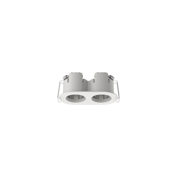 Cevon Type Recessed Oval Double Frame for M40 White