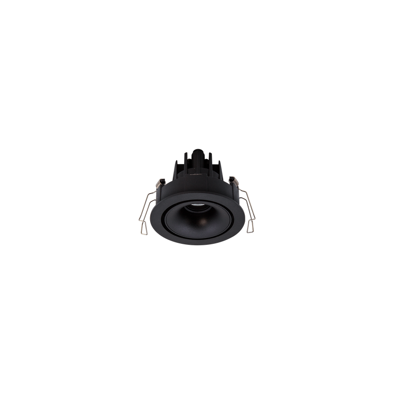 Cevon Dark Art Tilt/Rotate Small Downlight Kit Black, Matt Black 3000K