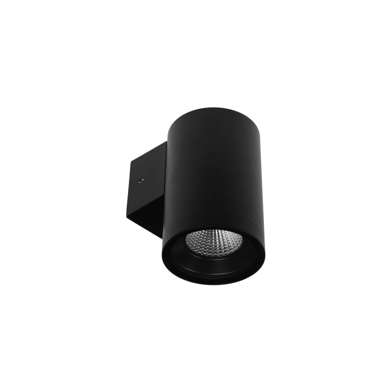 Surface Mount Round Column Spot One Way Large Black 3000K