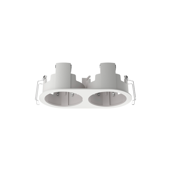 Cevon Recessed Oval Double Frame for M80 White
