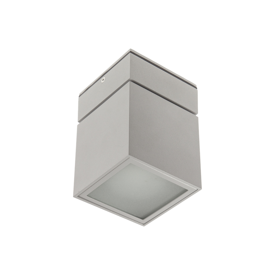Surface Mount Ceiling Cube Silver 3000K