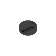 Track 1 Circuit Ceiling Mt Adaptor Spot/Flood Black