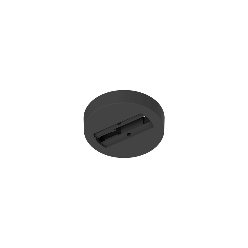Track 1 Circuit Ceiling Mt Adaptor Spot/Flood Black