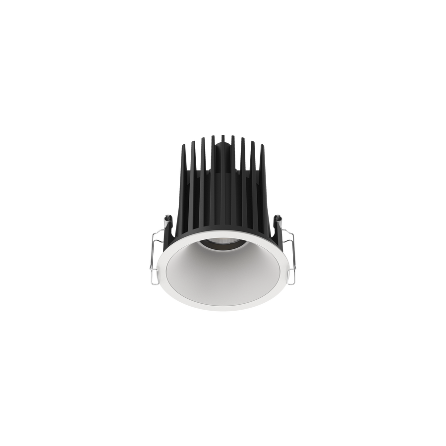 Cevon Large Darklight Slim Trim Downlight Kit White 4000K