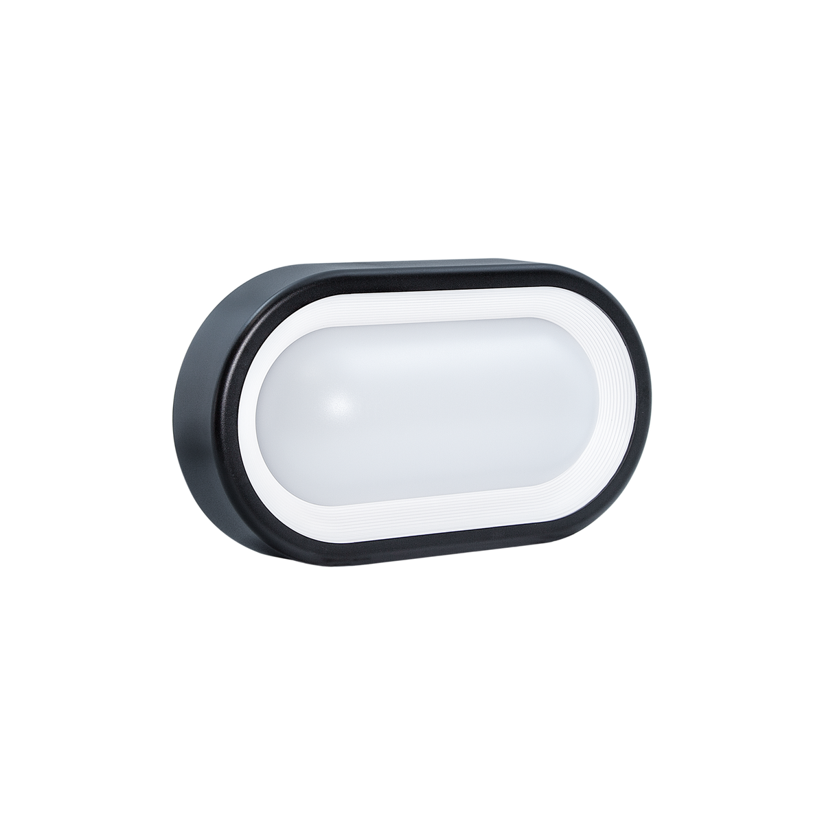 Medium Lunar Series Bulkhead Black, White Trim 3000K