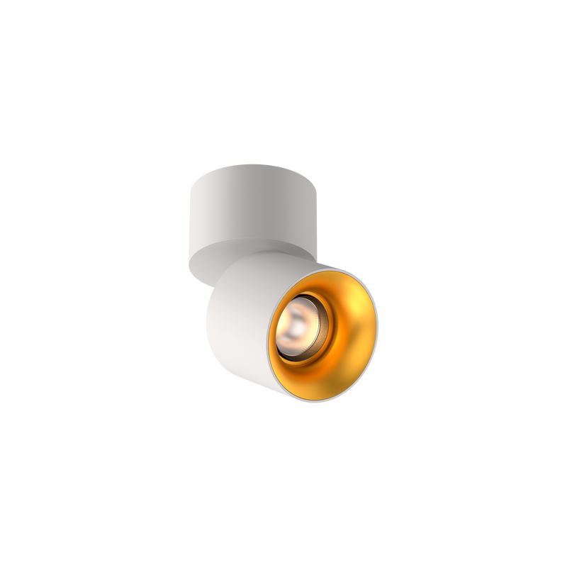 Cevon Pinot Tilt/Rotate Spot White, Gold 3000K