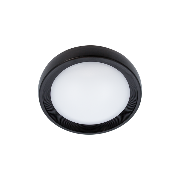 Medium Lunar Exterior Button Black 3000K
