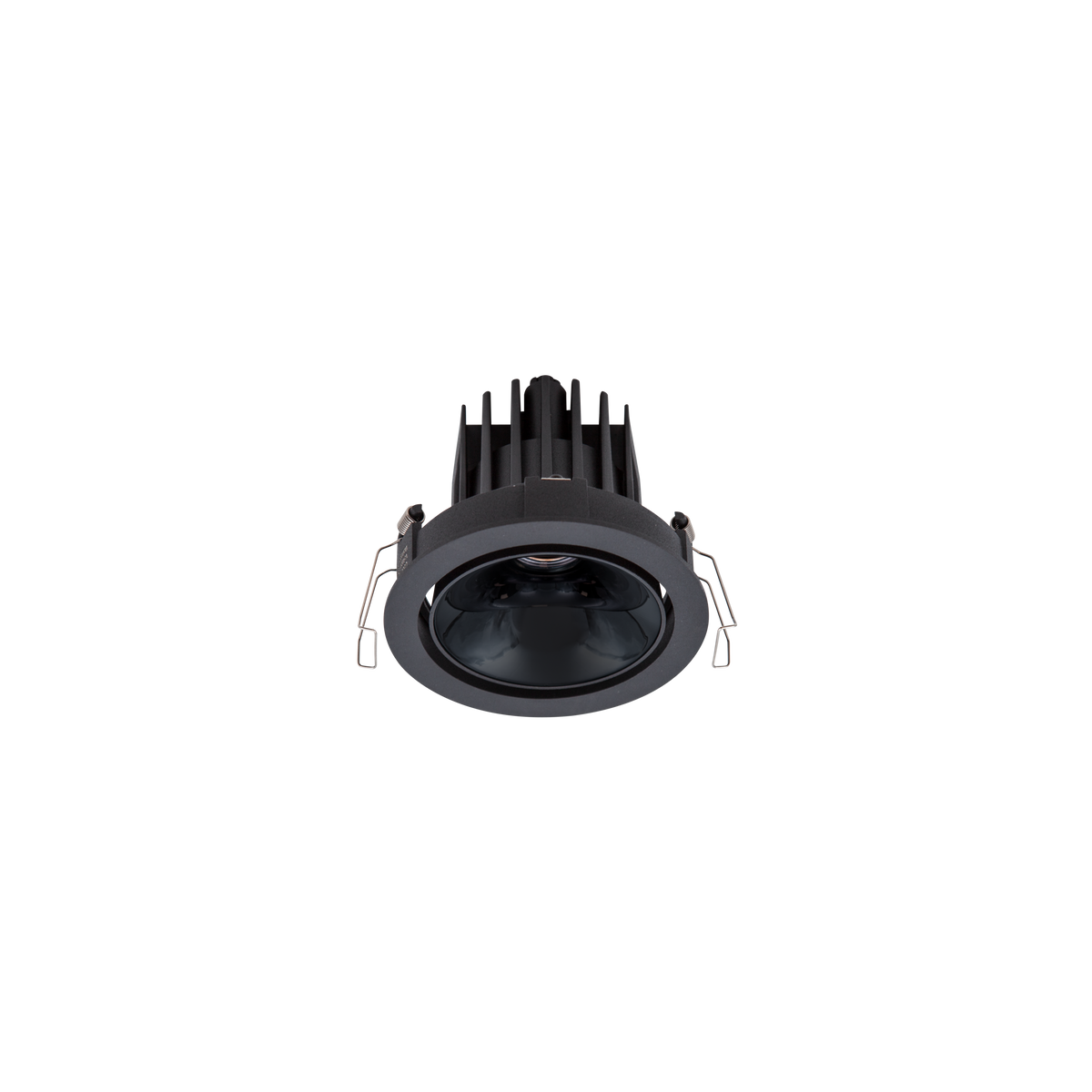 Cevon Dark Art Tilt/Rotate Medium Downlight Black, High Gloss Black 3K