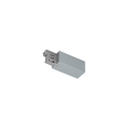 Track 3 Circuit Mains Connector Earth Right Silver