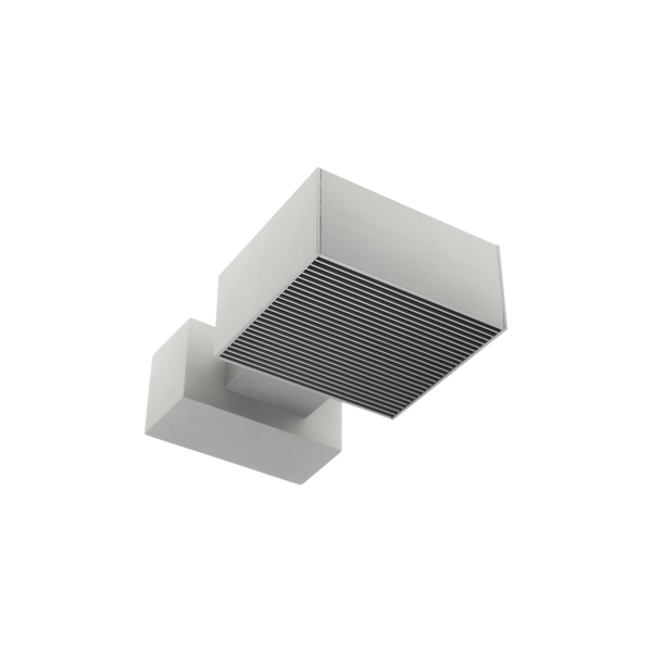 18W Single Spot Architectural Surface Mount Silver 4000K