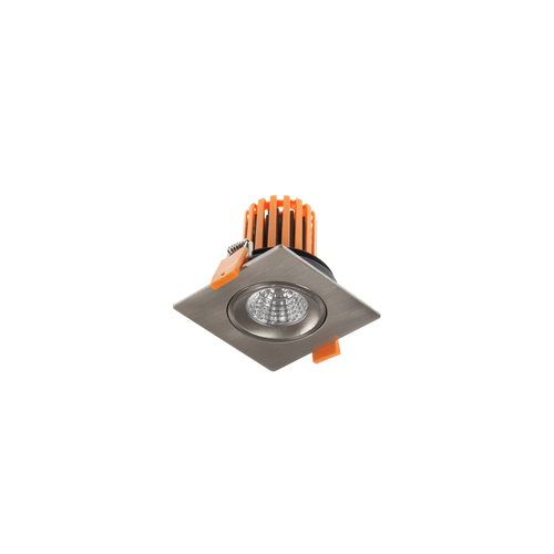 Smart Tilt Classic Square Downlight Kit Brushed Chrome 3000K