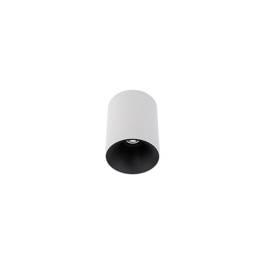 Cevon Dark Art Sml Surface Mount Downlight White, Matt Black 3000K