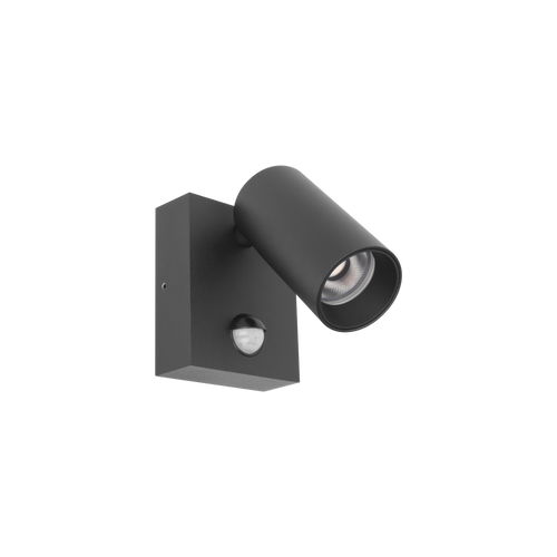 Exterior Sensor Spot Design Series Black 3000K