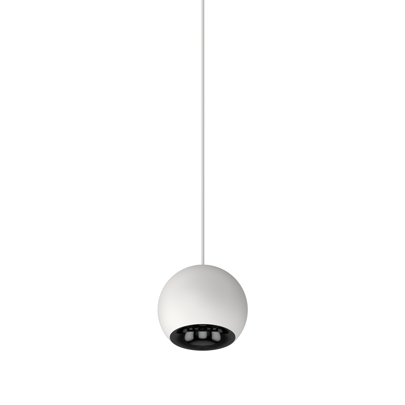 Cevon M80 Type 25 Dark Art Pendant Spot White, High Gloss Black 2700K
