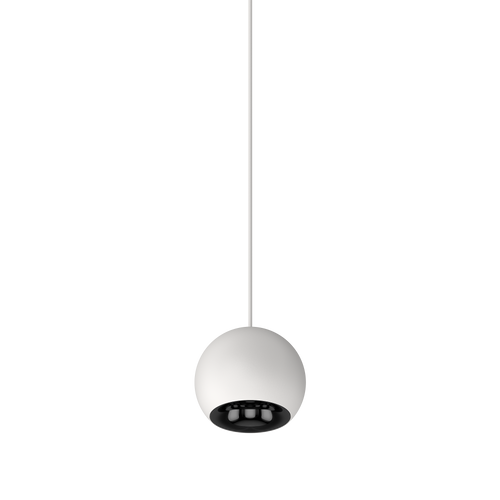Cevon M80 Type 25 Dark Art Pendant Spot White, High Gloss Black 2700K
