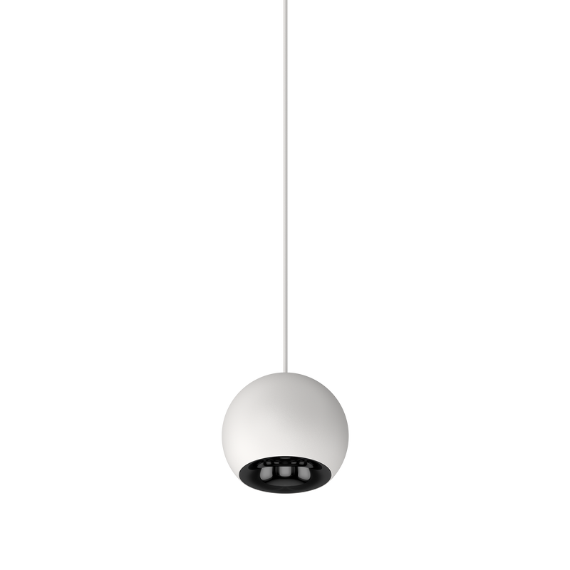 Cevon M80 Type 25 Dark Art Pendant Spot White, High Gloss Black 2700K