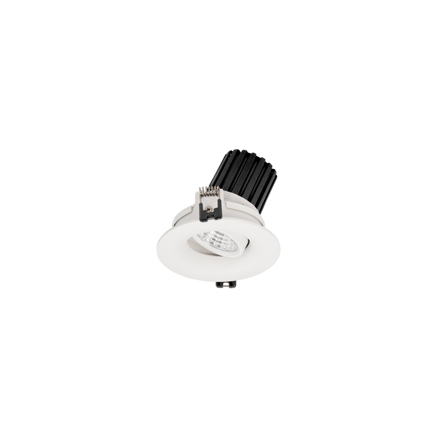 Curve Tilt Downlight Kit White 3000K