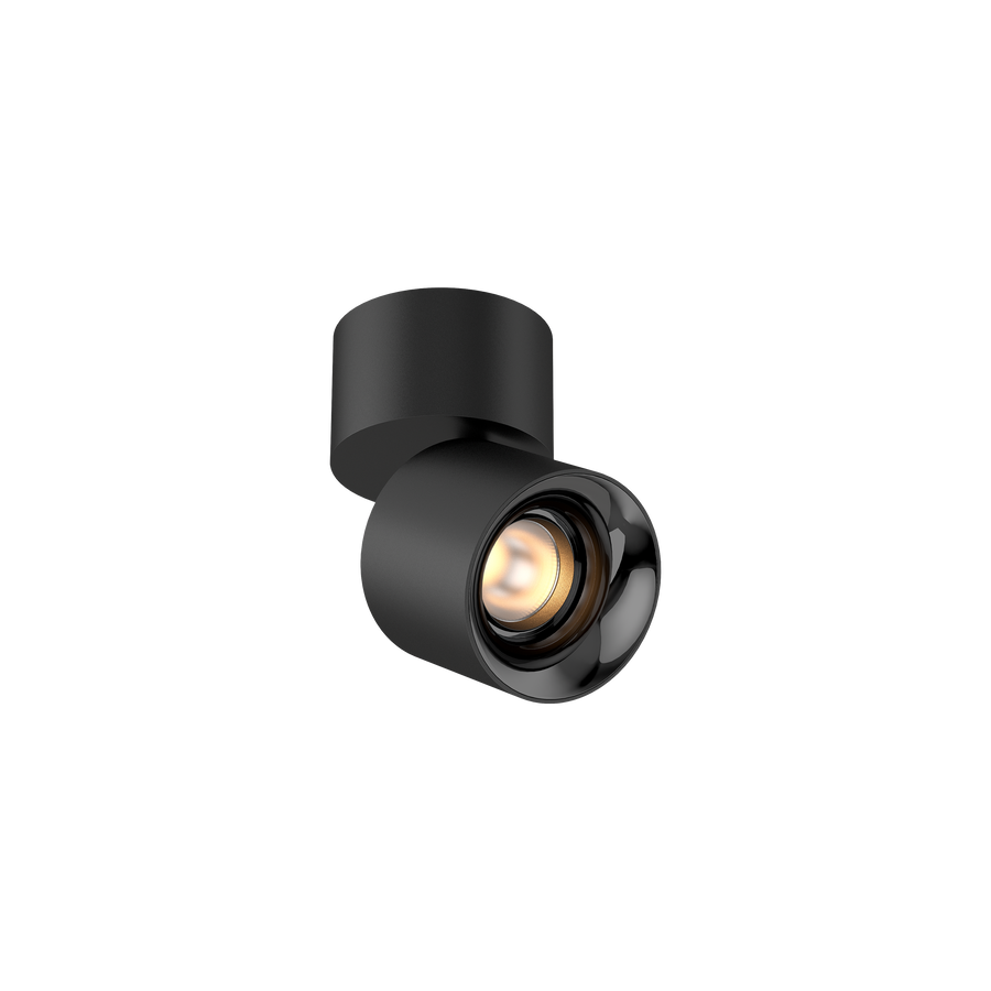 Cevon Pinot Tilt/Rotate Spot Black, High Gloss Black 3000K