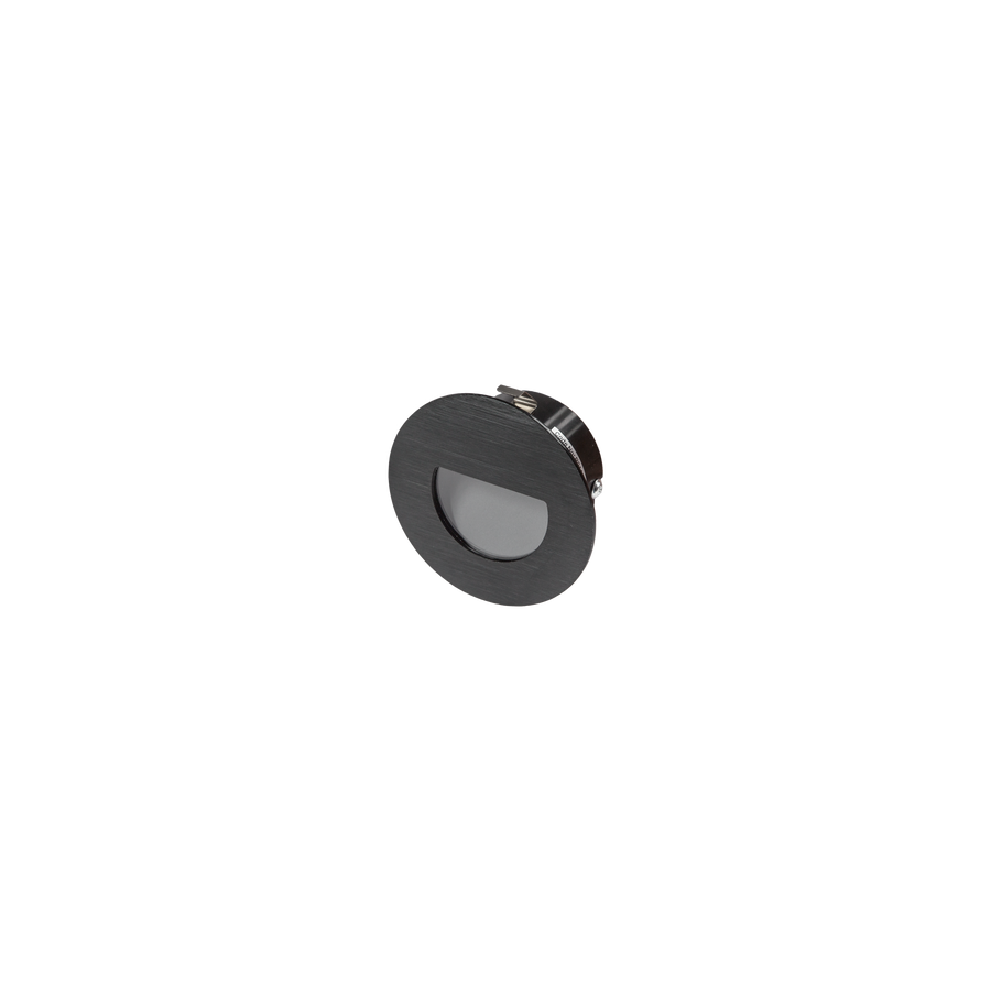 Round Half Moon Black 3000K