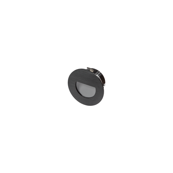 Round Half Moon Black 3000K