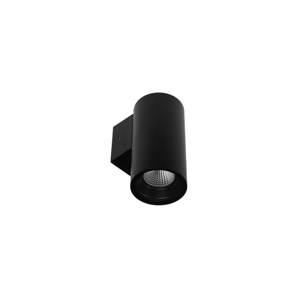 Surface Mount Round Column Spot One Way Black 3000K