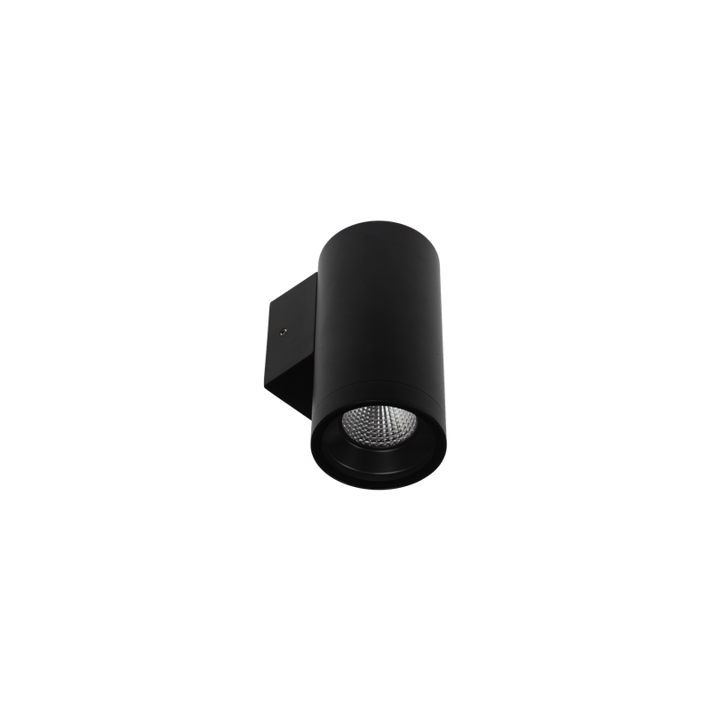 Surface Mount Round Column Spot One Way Black 3000K