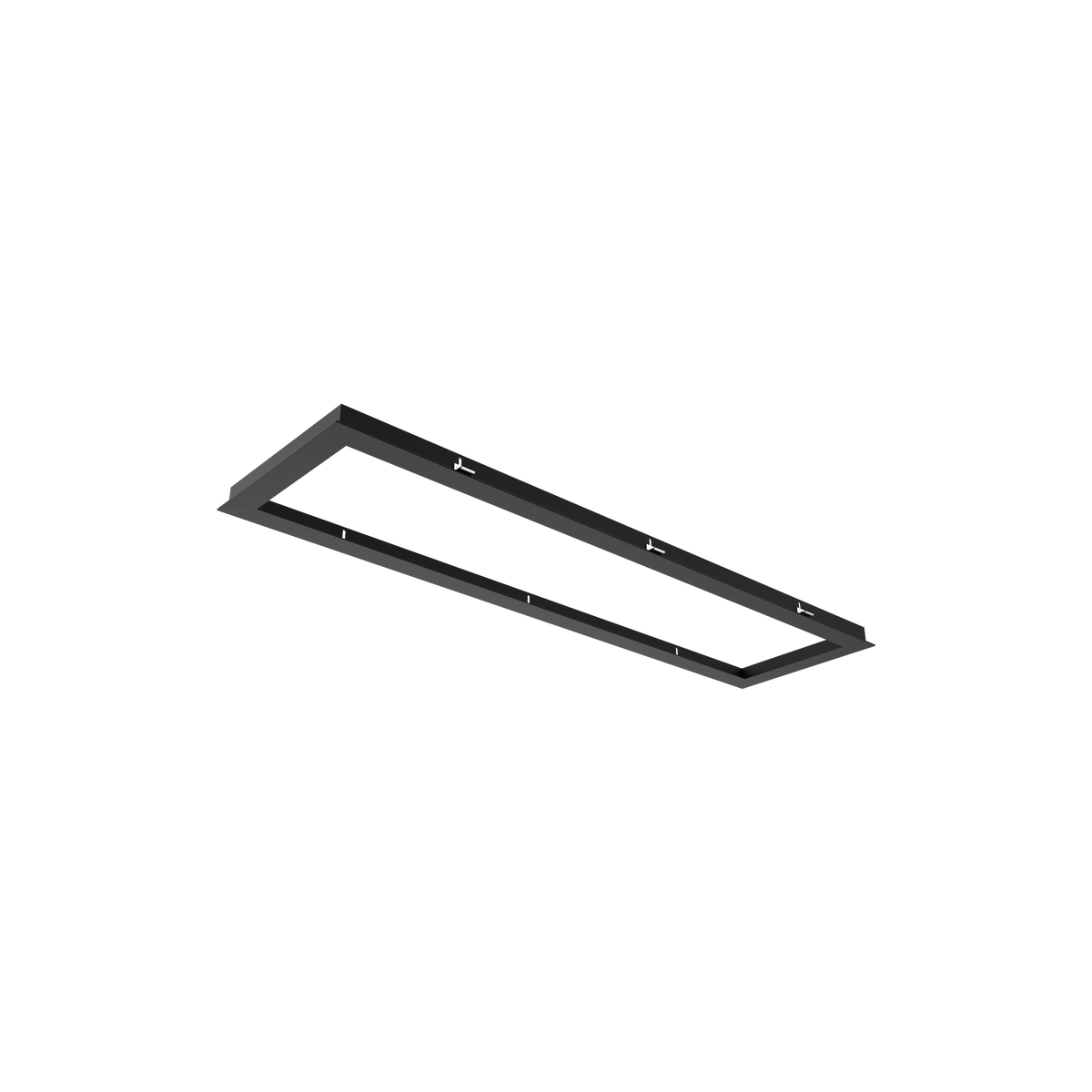 12x3 Recessed Frame Kit Black
