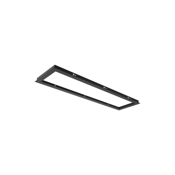 12x3 Recessed Frame Kit Black