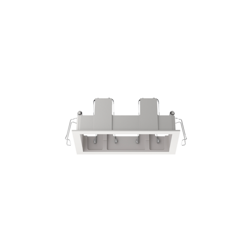 Cevon Type Recessed Rectangular Double Frame for M61 White