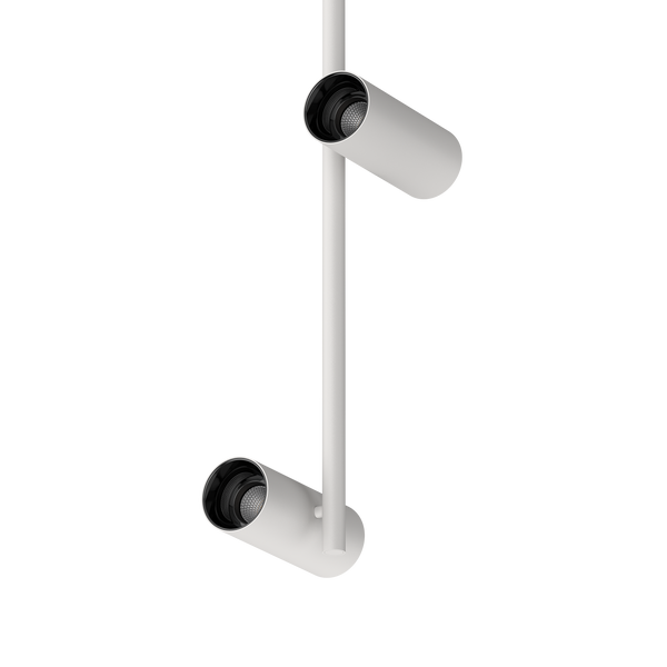 Cevon M60 Type 30 Adjustable Spot White, High Gloss Black 2700K