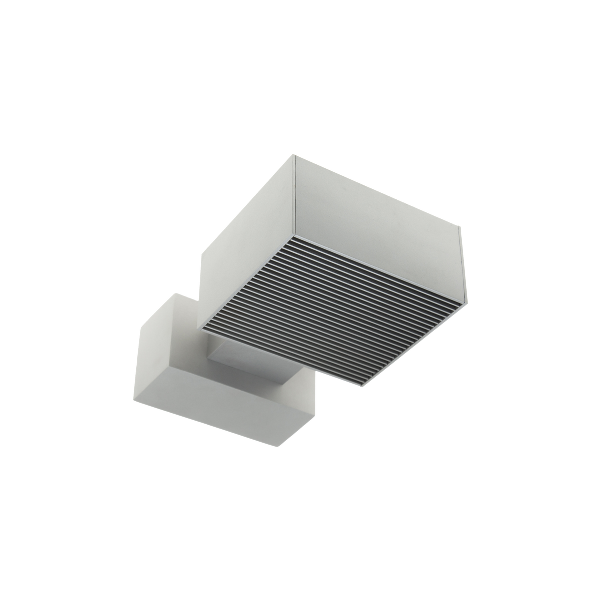 18W Single Spot Architectural Surface Mount Silver 4000K