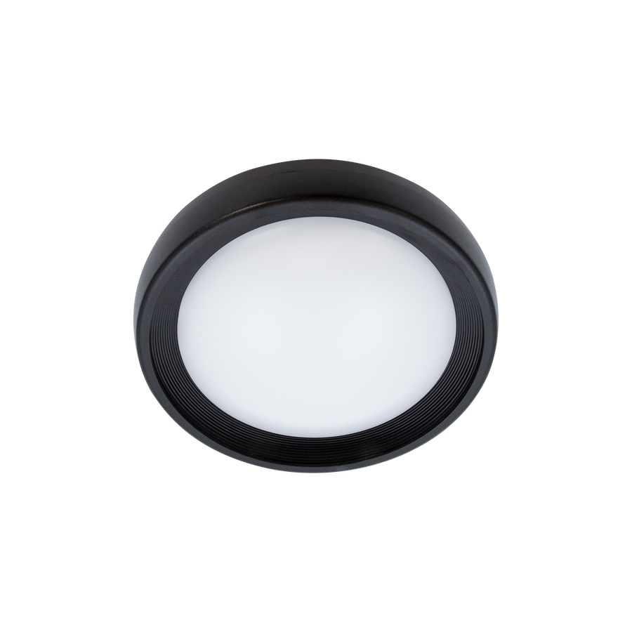 Medium Lunar Exterior Button Black 3000K