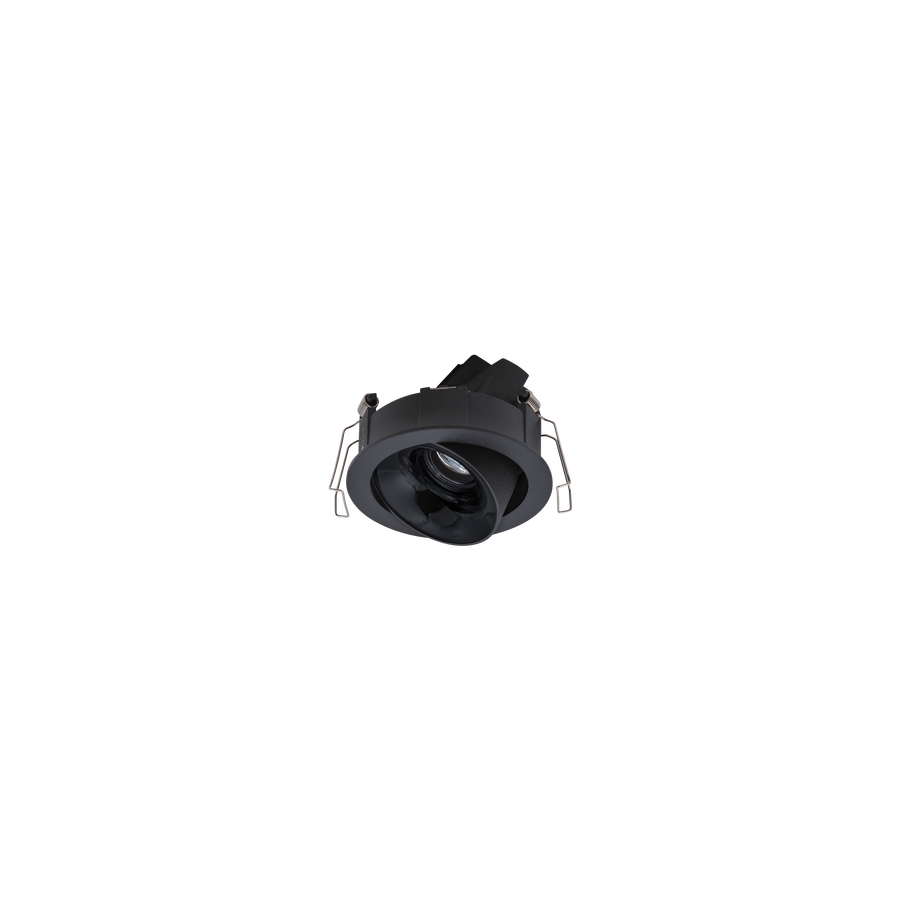 Cevon Dark Art Tilt/Rotate Small Downlight Black, High Gloss Black 3K