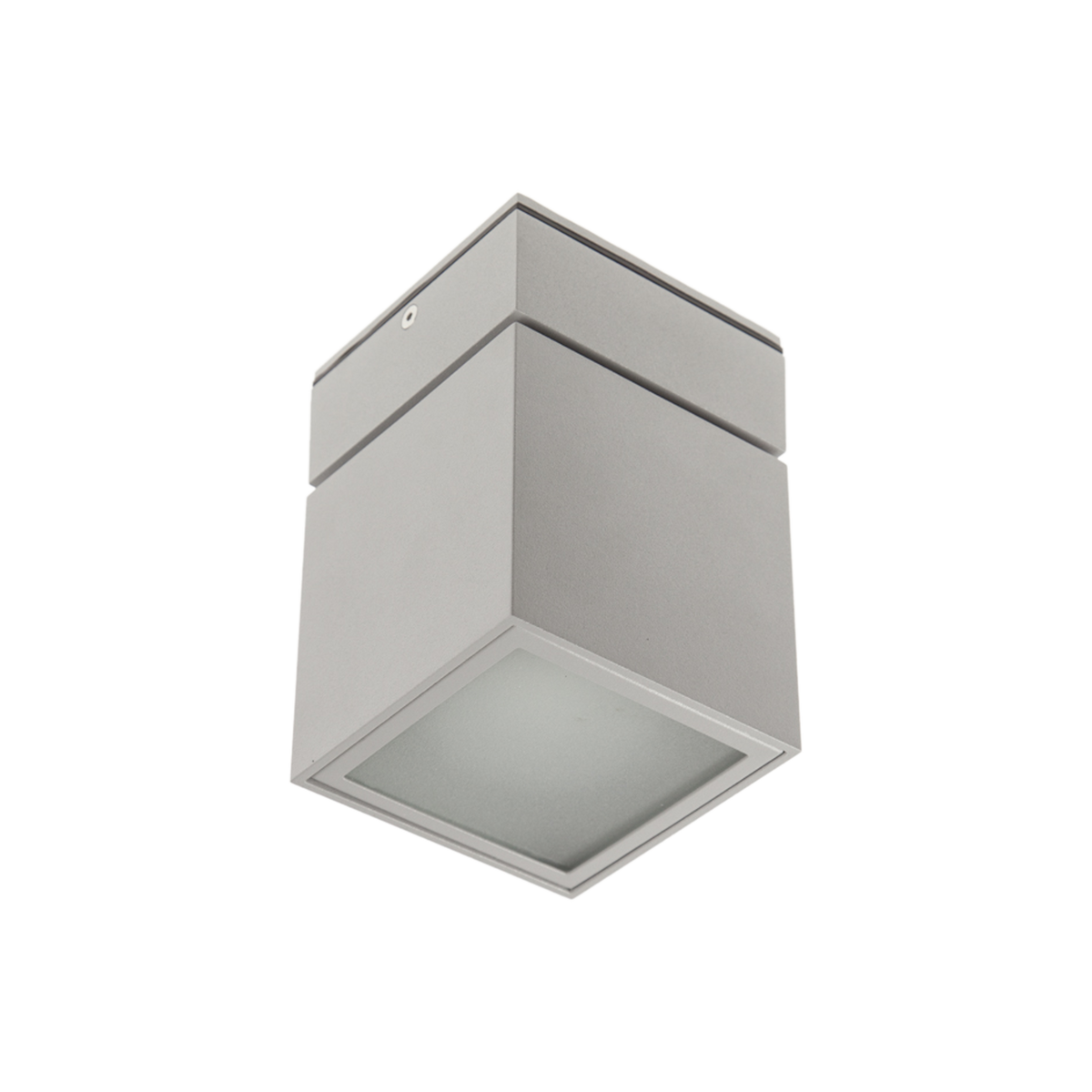 Surface Mount Ceiling Cube Silver 3000K