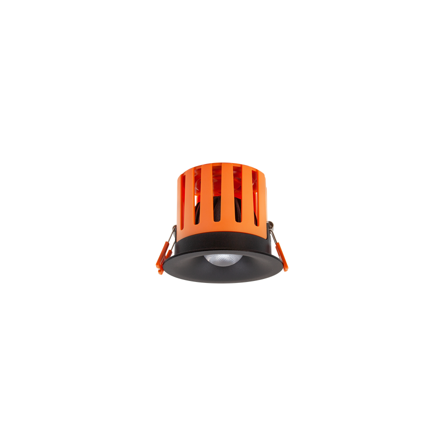 Recessed Dimmable Downlight - 360° Adjustable Eye Black 4000K