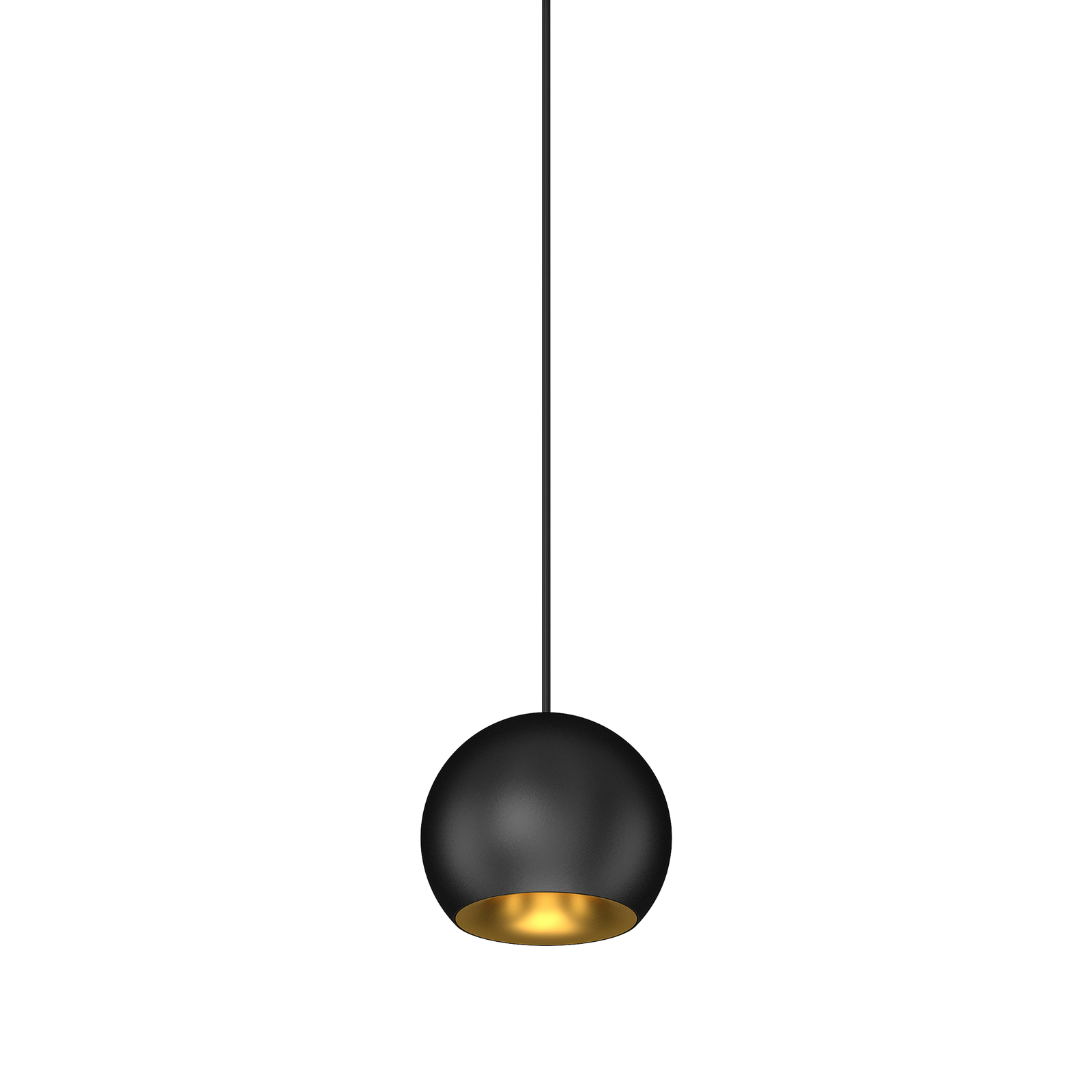 Cevon M60 Type 25 Dark Art Pendant Spot Black, Gold 3000K