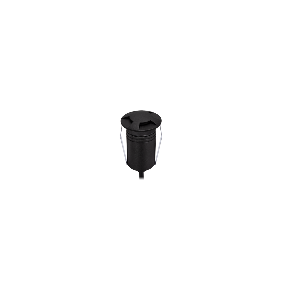 Exterior Recessed 4-Way Black RGBW