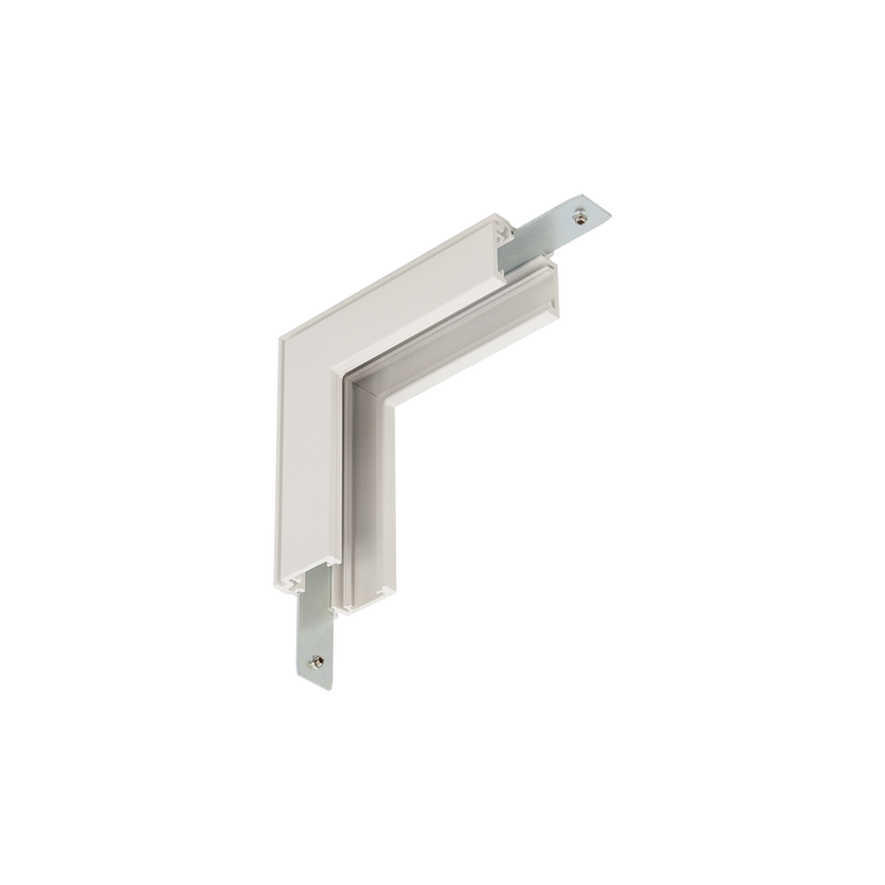 Standard L Profile Connector (Vertical) White