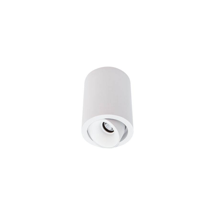 Cevon Med Tilt/Rotate Surface Mt Downlight White 3000K