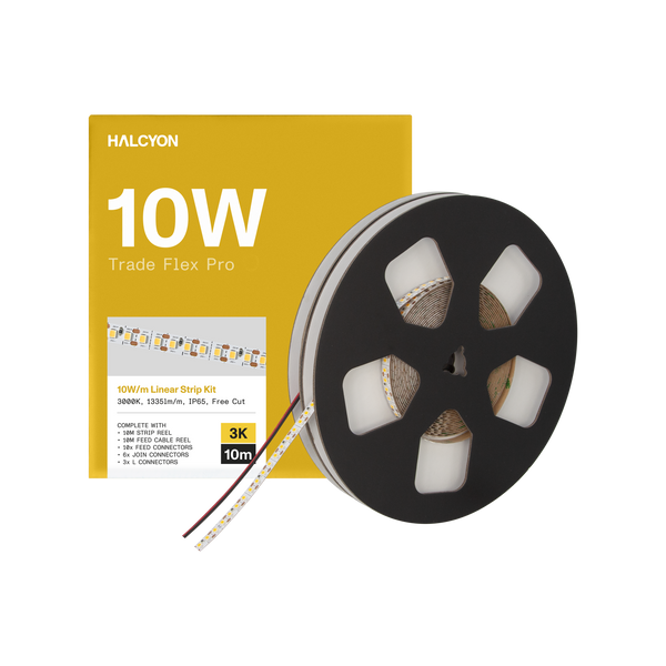 10W/m 3000K Trade Flex Pro Tape - 10m Trade Kit