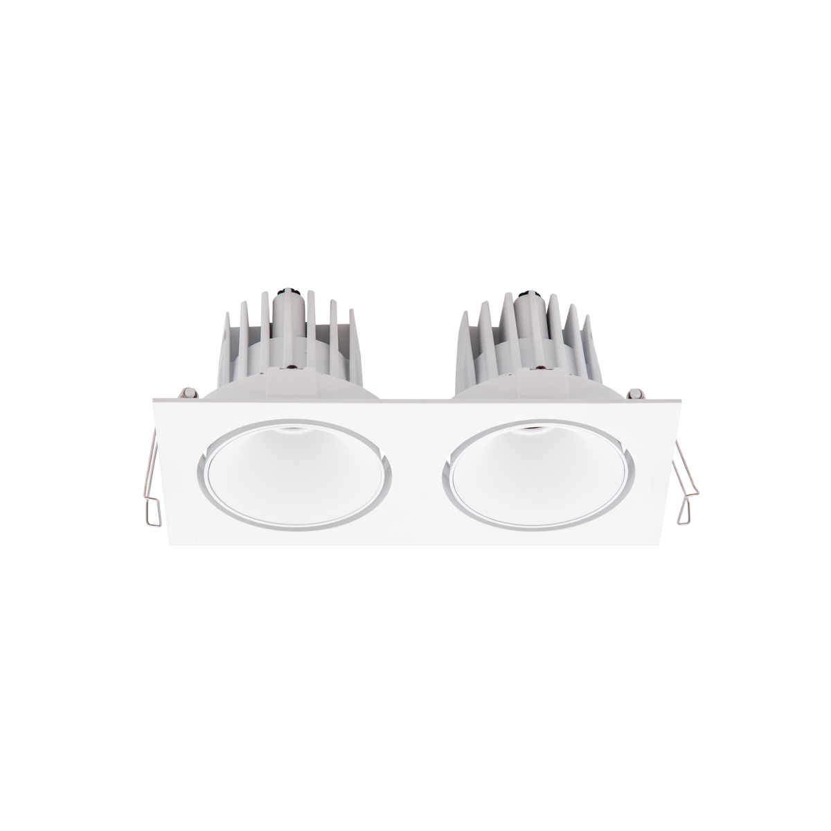 Cevon Tilt/Rotate Med Double Downlight Kit White 3000K