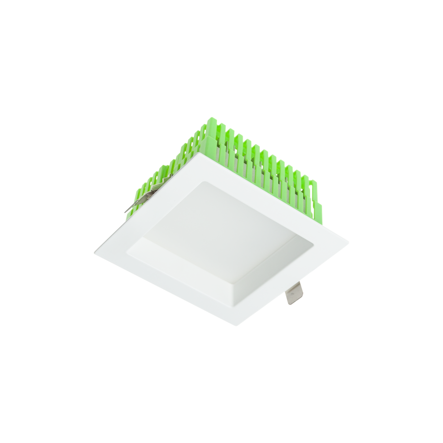 Square Large Downlight Kit White 3000K