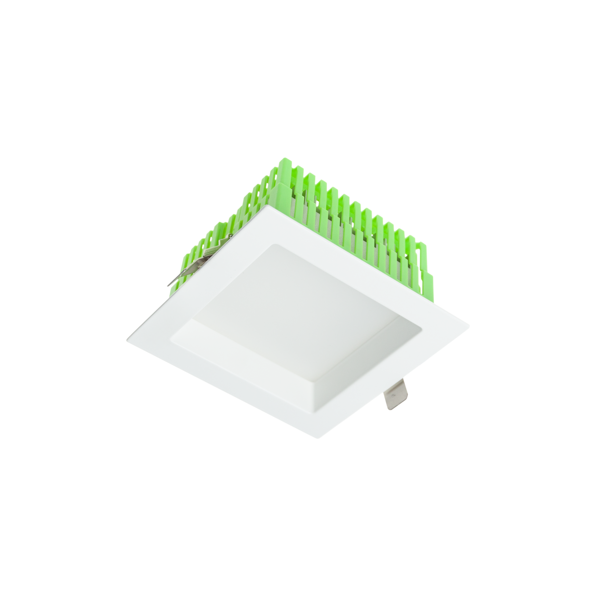 Square Large Downlight Kit White 3000K