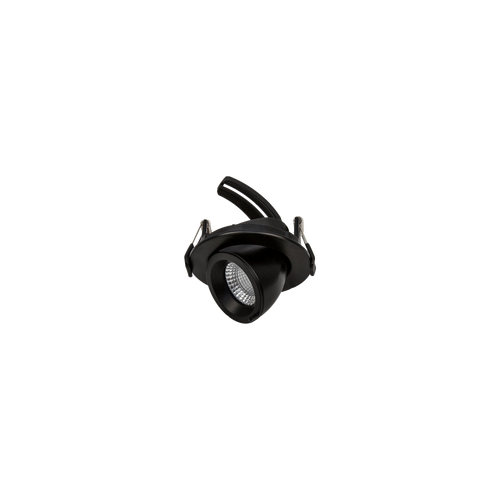 Drop Tilt/Rotate Mini Downlight Black 3000K