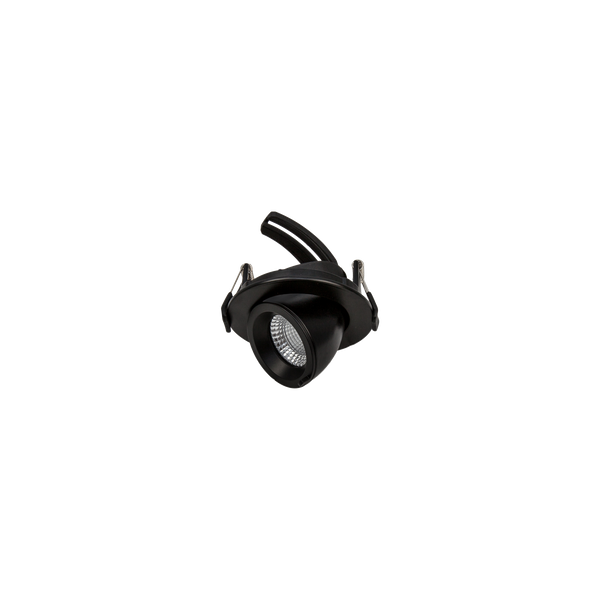 Drop Tilt/Rotate Mini Downlight Black 3000K