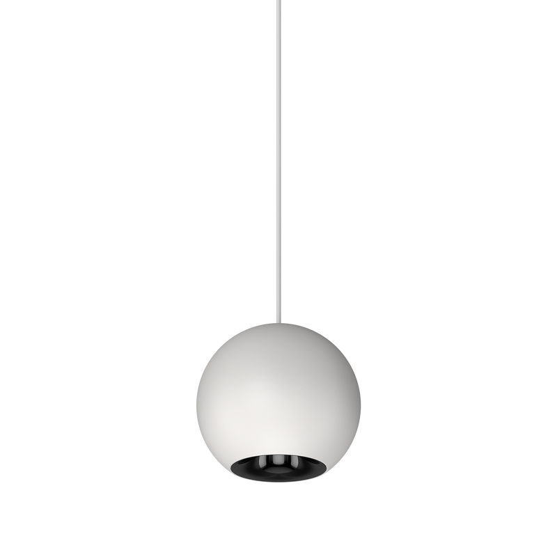 Cevon M60 Type 26 Dark Art Pendant Spot White, High Gloss Black 2700K