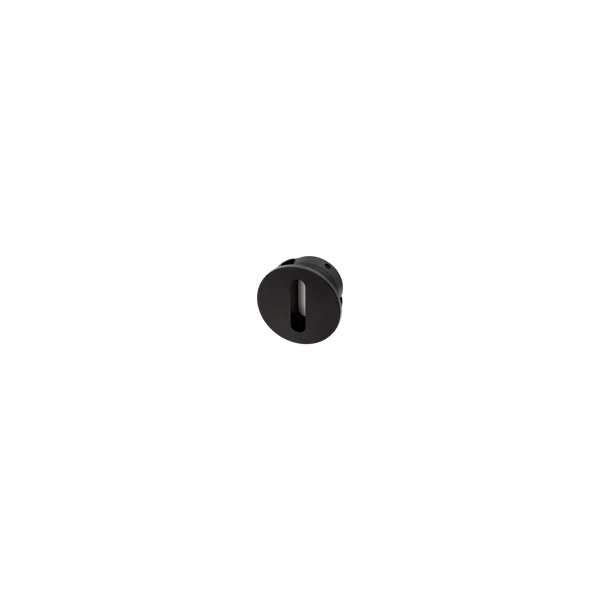 Mini Slot Round Black 3000K