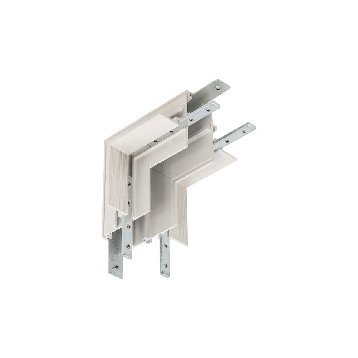 Recessed Deep L Profile Connector Up/Down (Vertical) White