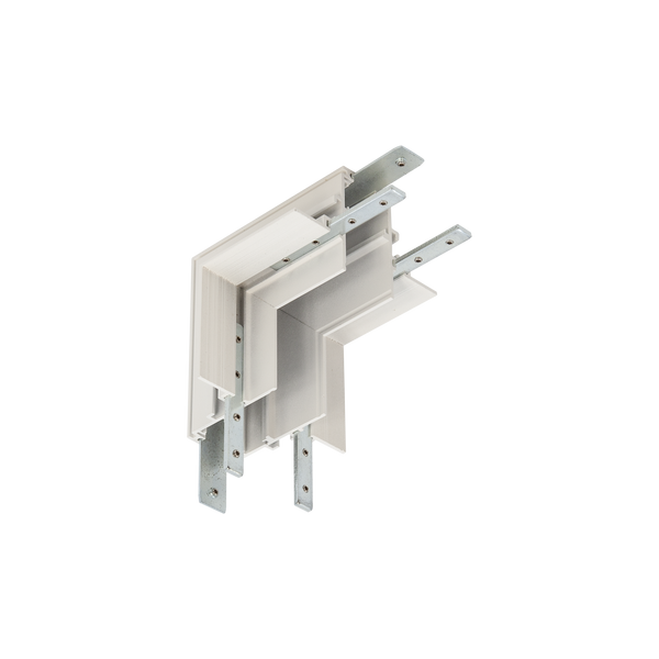 Recessed Deep L Profile Connector Up/Down (Vertical) White